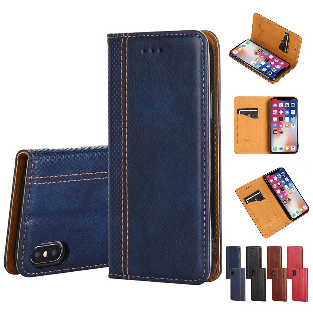 Fashions High Quality Leather Case for Meizu 16 16X 16th 2 M3 mini M3s M5s M5C M5 M6 Note M10 M6T M6s X8 M10 Note 8 9 17 18 Pro Cover Flip Case Fundas