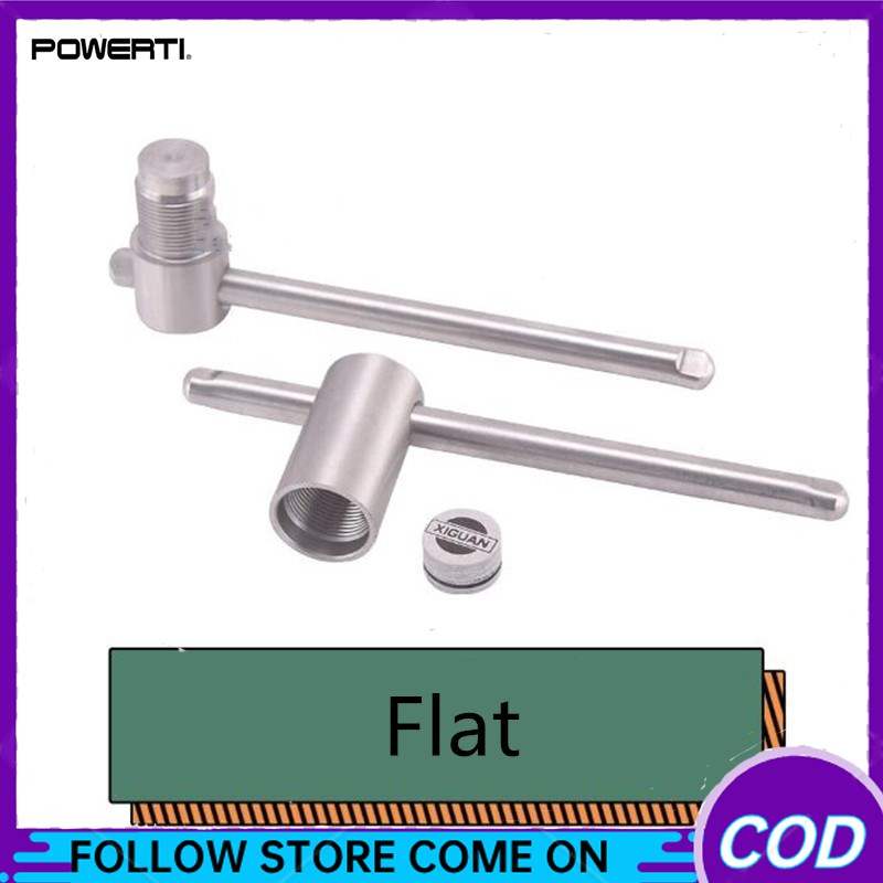 Stainless Steel Billiards Pool Cue Tip Press Shape Tool Billiards Accessories