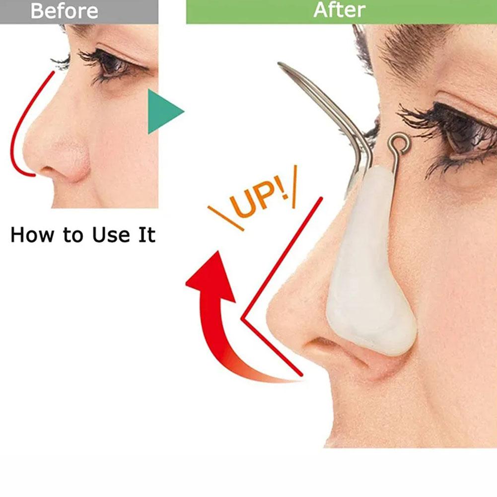Nose Shaper Lifter Clip Nose Beauty Up Lifting Soft Safety Silicone Nose Bridge Straightener Corrector.
