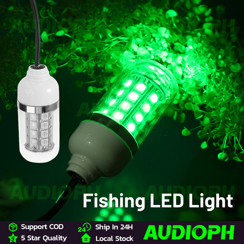 LED Night Fishing Light Underwater Submersible Marine Boat Green Lamp  Fishing Accessory
