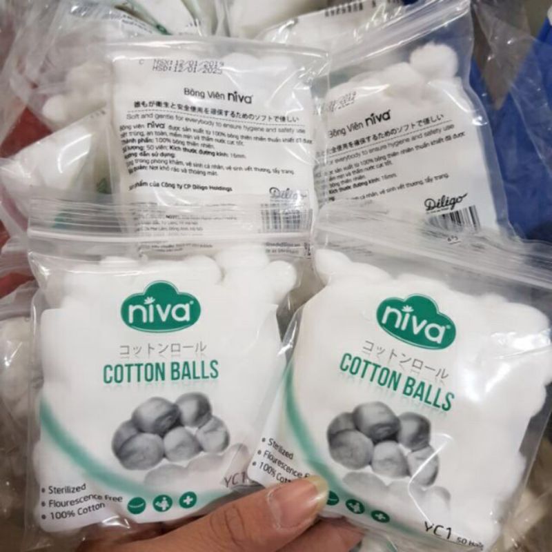 Gói 50 viên bông nhét tai cho mẹ sau sinh