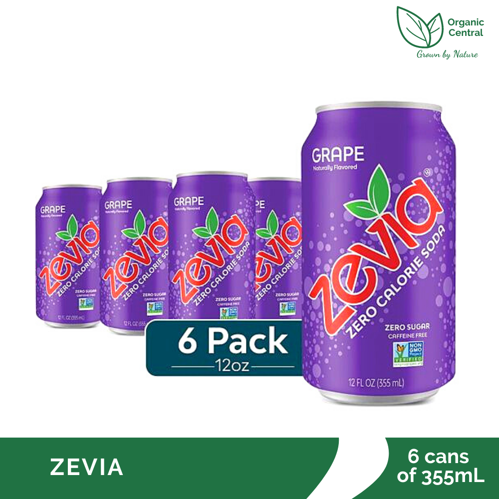 Zevia Grape Soda Bundle of Six (6) 355mL Lazada PH