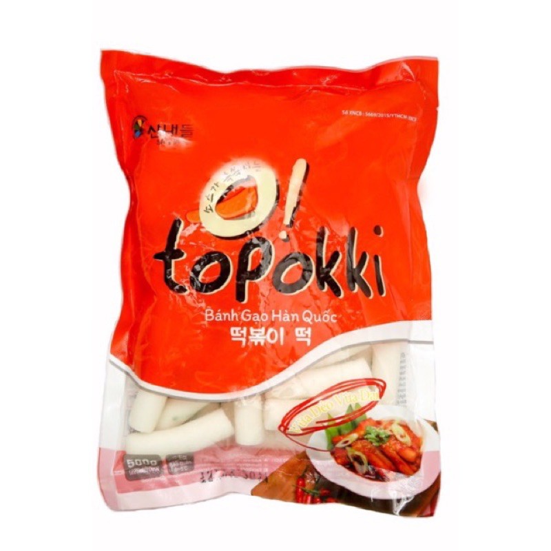 Bánh gạo Hàn Quốc Sannadle dạng thỏi 500g