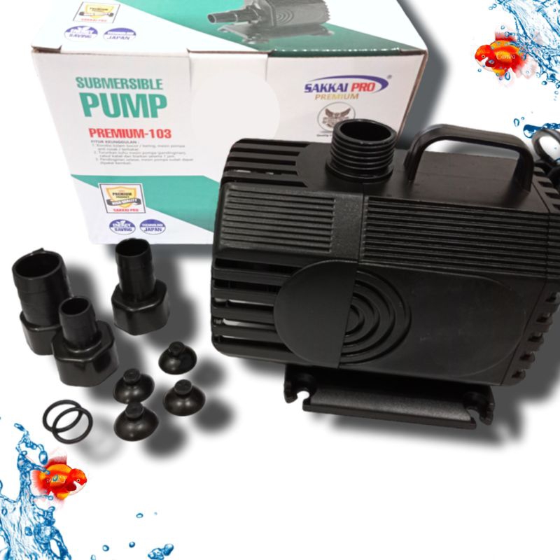 Pompa Kolam Air Mancur Hidroponik Submersible pump SAKKAI PRO PREMIUM 103