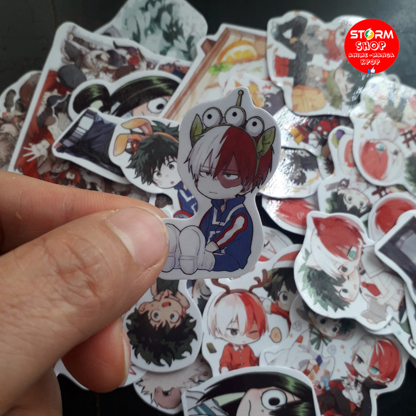 Sticker/ Hình dán anime MY HERO ACADEMIA (combo 30-60 stickers)