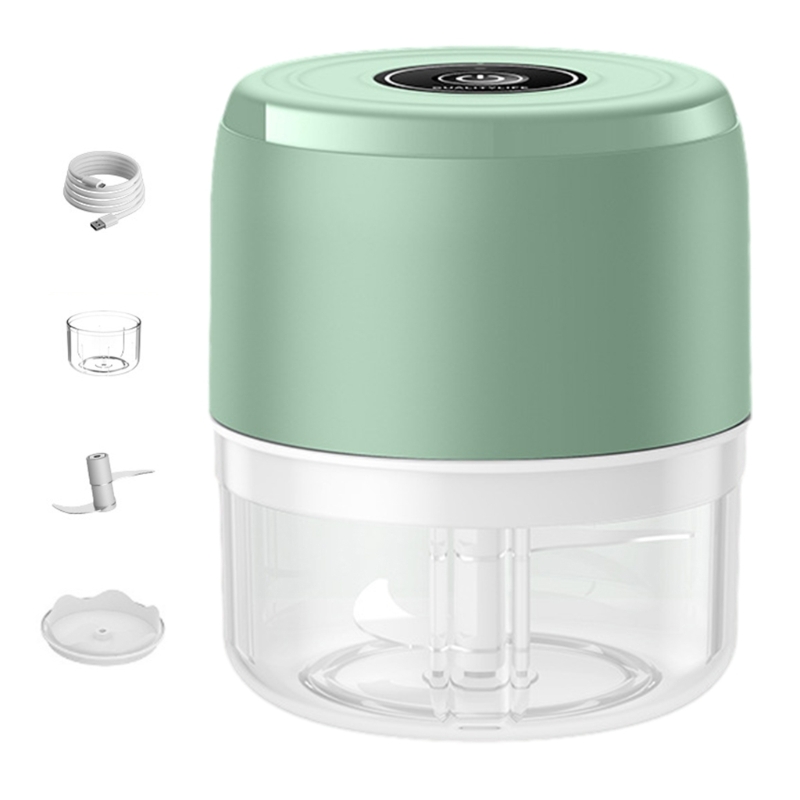 ✪【Haoo-Store】【Ready Stock】 Electric Kitchen Food Chopper Masher Crusher USB Meat Grinder Vegetable Chopper