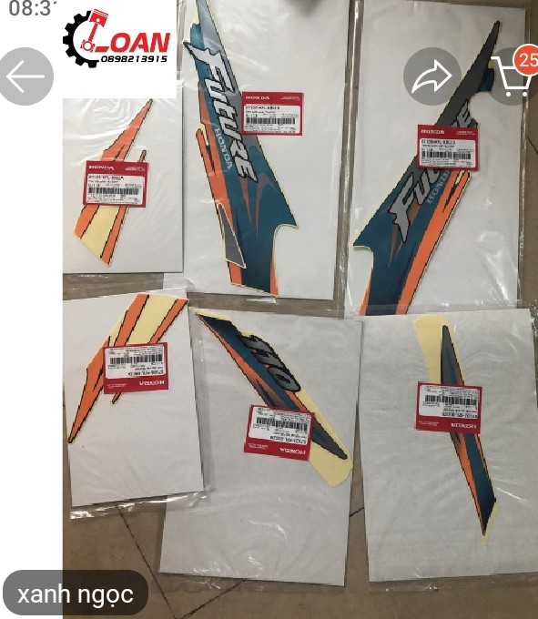 Tem future 1 zin chính hãng Honda _ shop phụ tùng honda