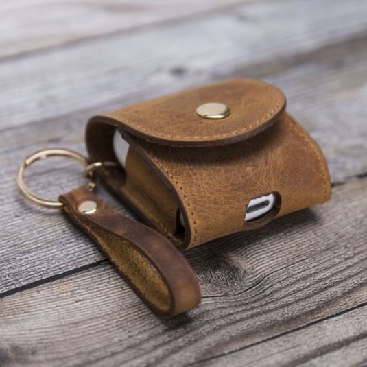 Bao Da Airpod 1 2 3 Bao Airpod Pro Airpod Case Vỏ Airpod Bao Da Tai Nghe Bao Da Airpods Handmade Làm Theo Yêu Cầu Đồ Da Thật Nhiều Màu Tặng Móc Khóa Da