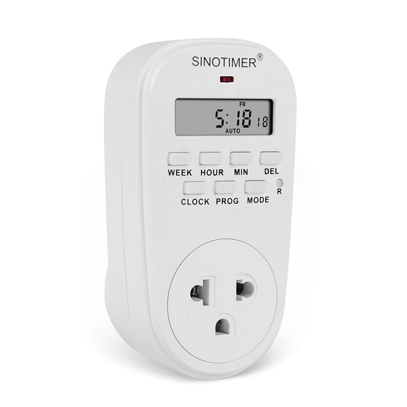 Weekly Plug Timer NEW 【Too much love!】Thailand Plug-in Outlet Digital Timer Plug 7 Days ...