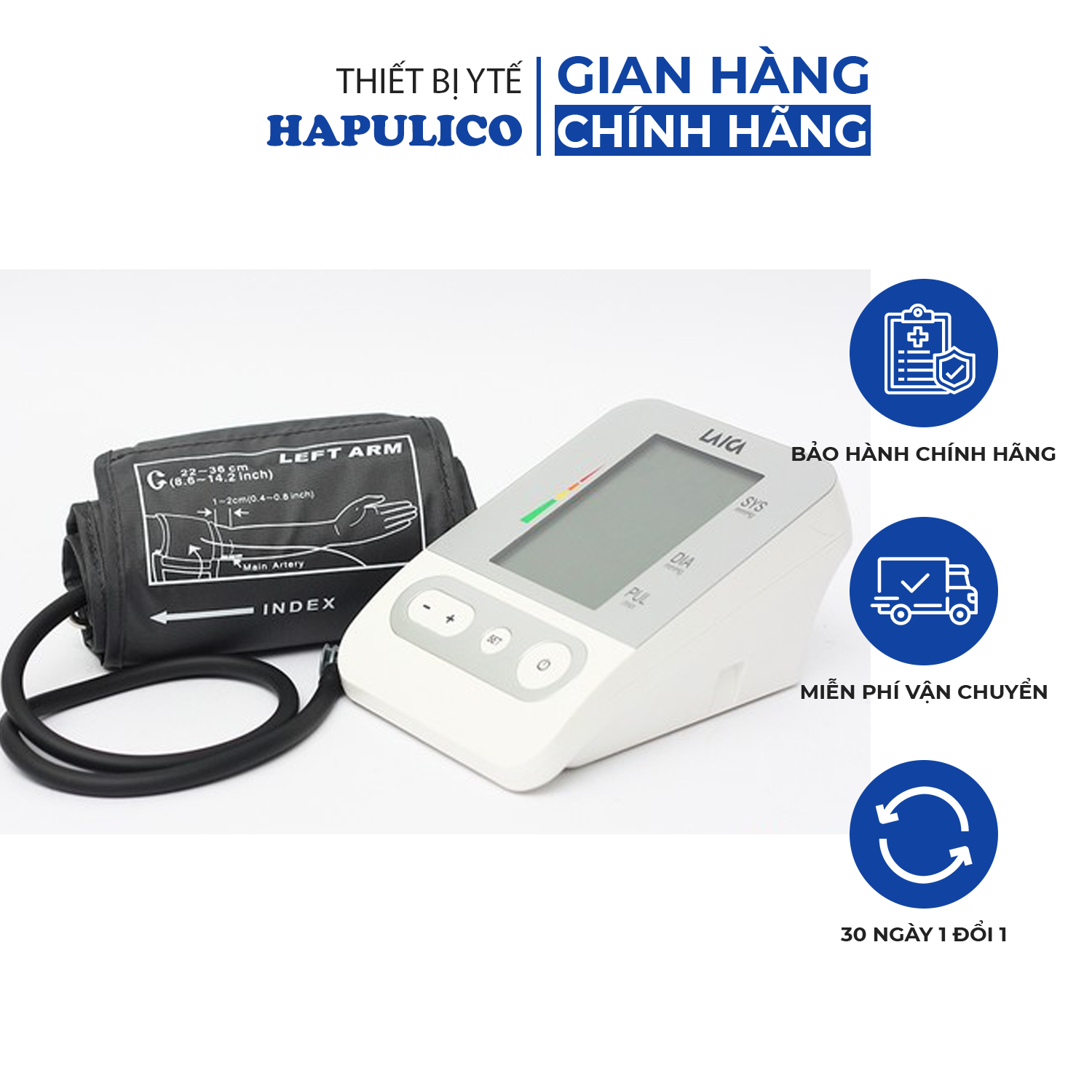 Máy đo huyết áp bắp tay Laica BM2301