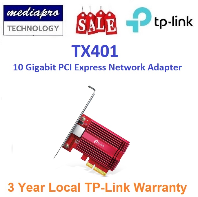 拡張カード TP-Link 10 Gigabit Network Adapter TX401 Amazon.com: TP-Link 10GB PCIe Network Card (TX401)-PCIe to
