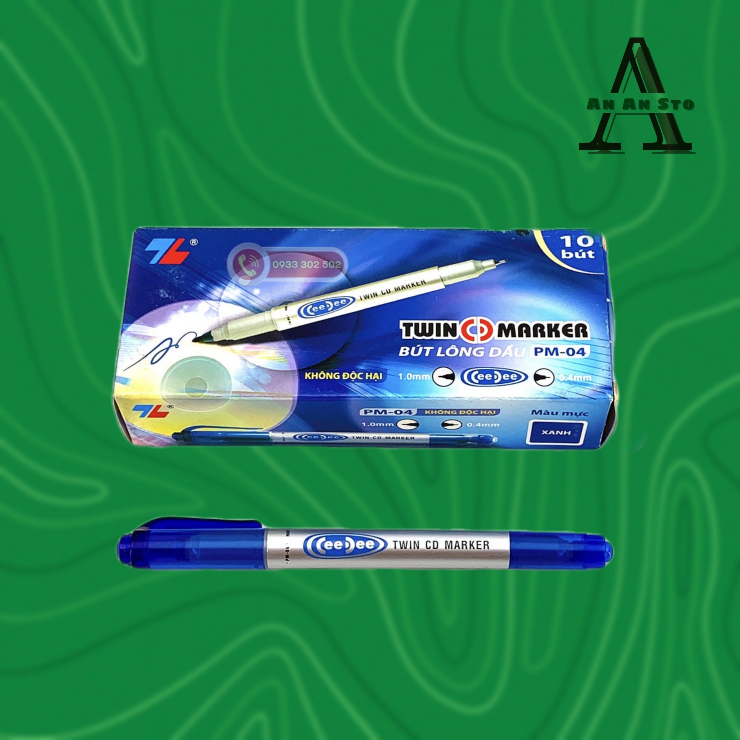 BÚT DẠ KÍNH - BÚT LÔNG DẦU THIÊN LONG PM-04