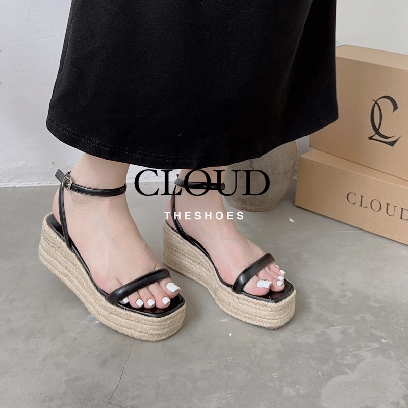 Giày sandal đế xuồng cói