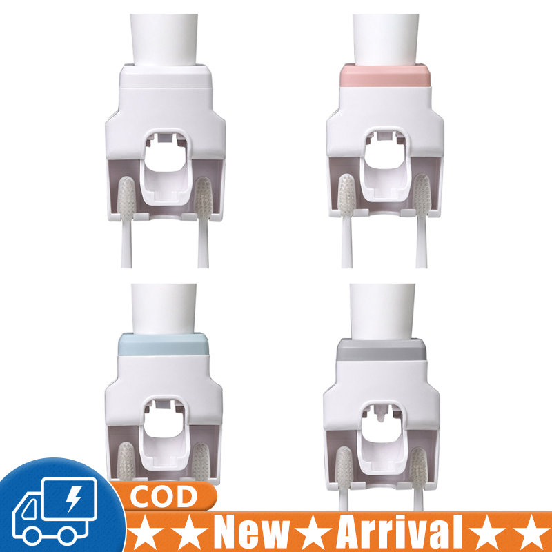 Bathroom Automatic Toothpaste Dispenser Waterproof Lazy Toothpaste Squeezer Toothbrush Holder Bathroom Products