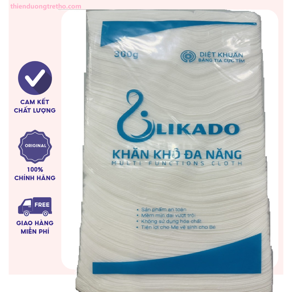 Khăn vải khô đa năng likado loại 300g