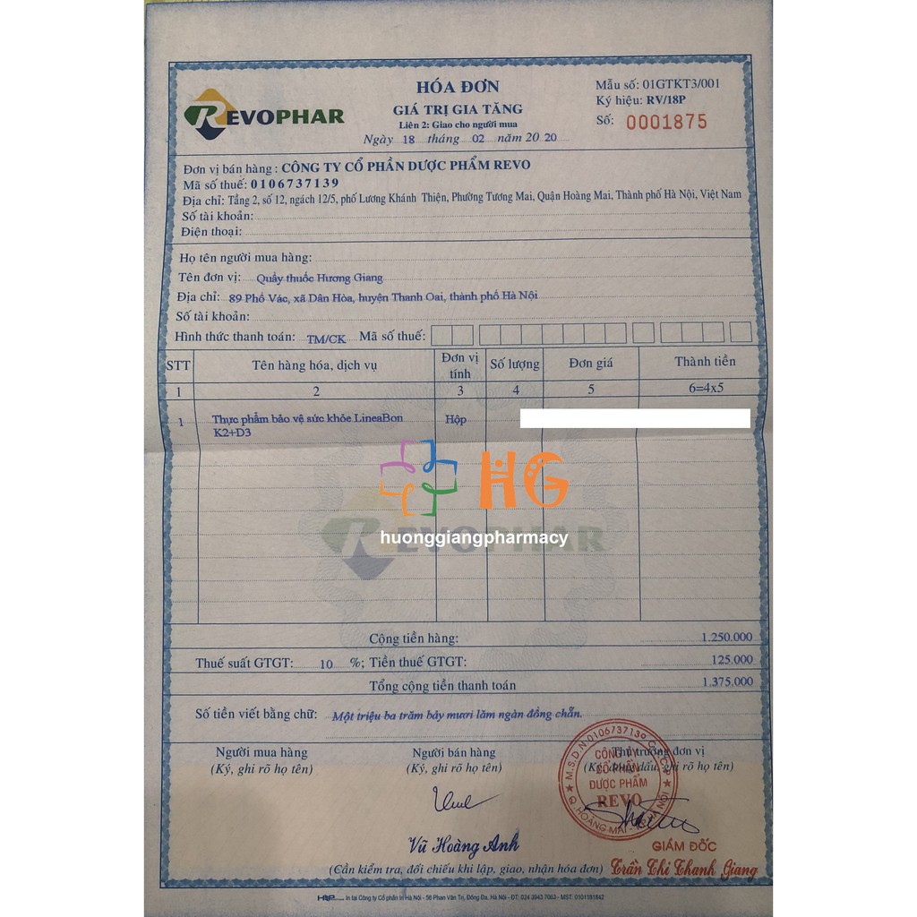 Lineabon K2 D3 tăng chiều cao cho trẻ sơ sinh