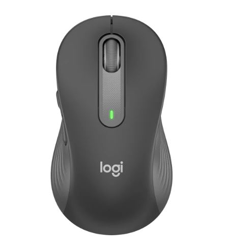 Chuột Không dây Bluetooth + Wireless Logitech Signature M650L (Size L) Màu Đen Chính Hãng