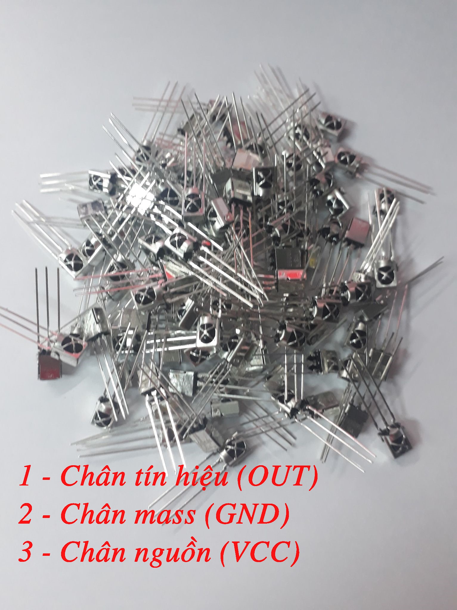 (10 cái) Mắt nhận hồng ngoại sắt Đa Năng VS1838B mới 100%