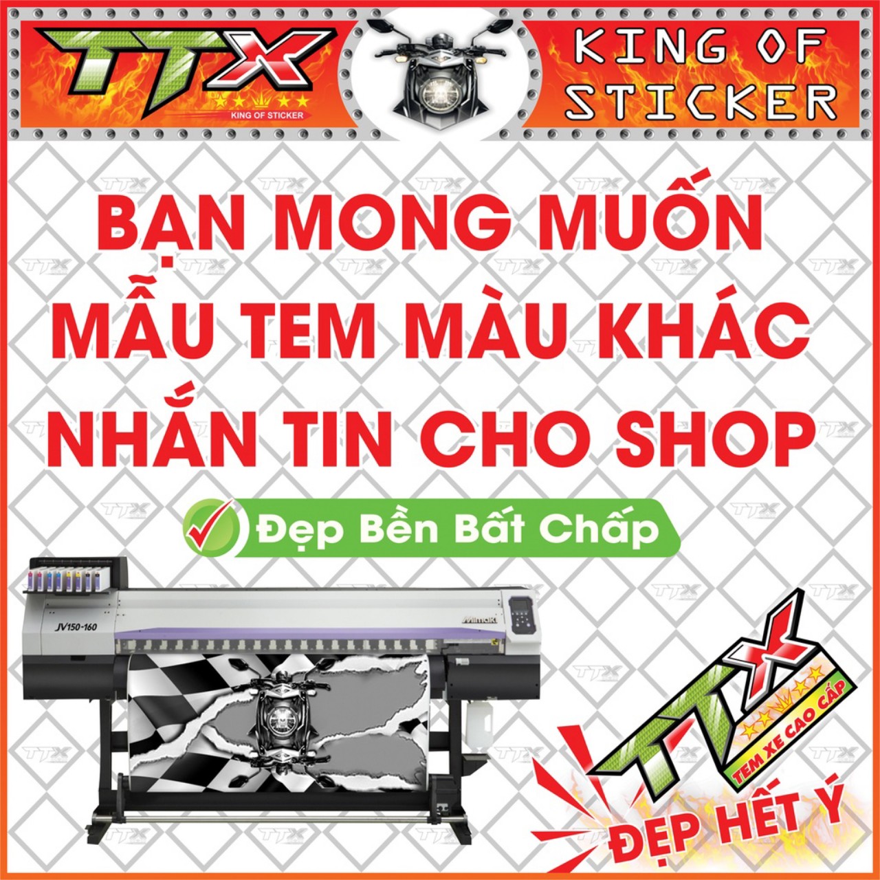 Tem Rời FUTURE - Xám Đỏ