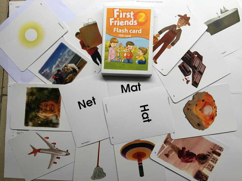 [Flashcards] Thẻ First friend level 1,2 - 1 hoặc 2 mặt - khổ A5 ( 15* 21 cm )