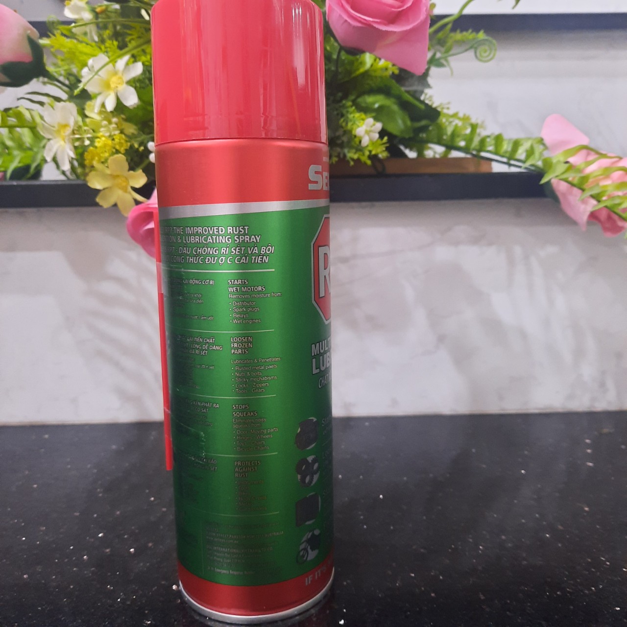 CHAI XỊT TẨY RỈ, BÔI TRƠN RP7