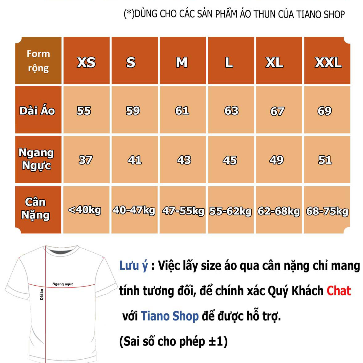 Áo Thun Trơn Dưới 38kg - NLF - Thiết Kế Đơn Giản - Dễ Phối Trang Phục