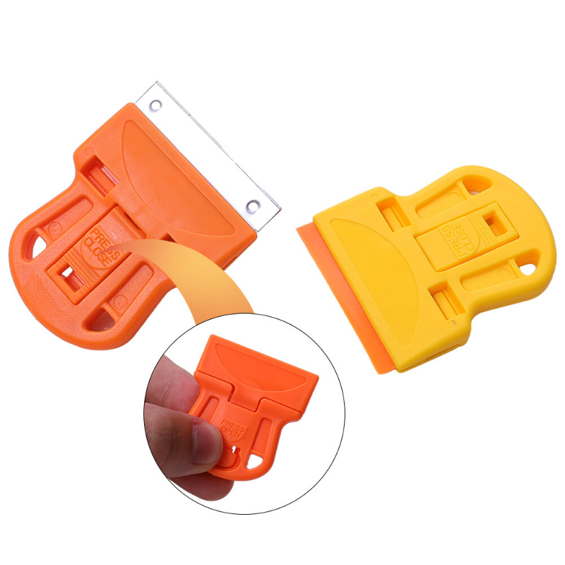1/2Pcs Multifunction Scraper with Blade Glue Removal Cleaning Shovel Window Tile Scraper Cleaner Tool