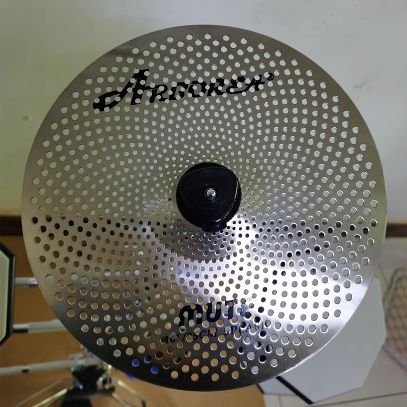 Arborea 10\" splash cymbal low volume silent quite mute b8 fh hero 4series for b8 brass alloy 3metals