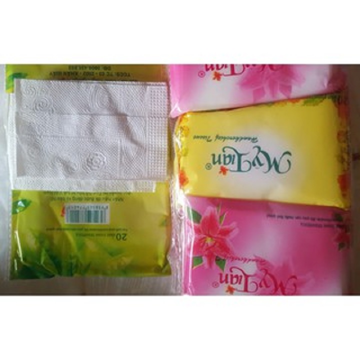 Lốc 10 gói khăn bóp Mỹ Lan