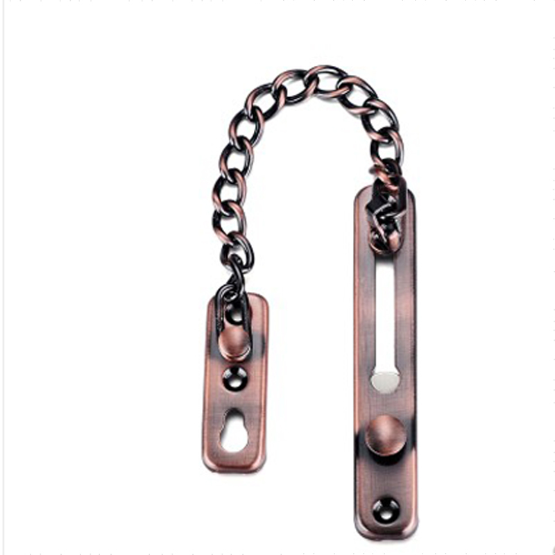Security Lock With Chain 【TopazTrove】Solid SUS304 Stainless Steel Casting Heavy Duty Robust Door ...