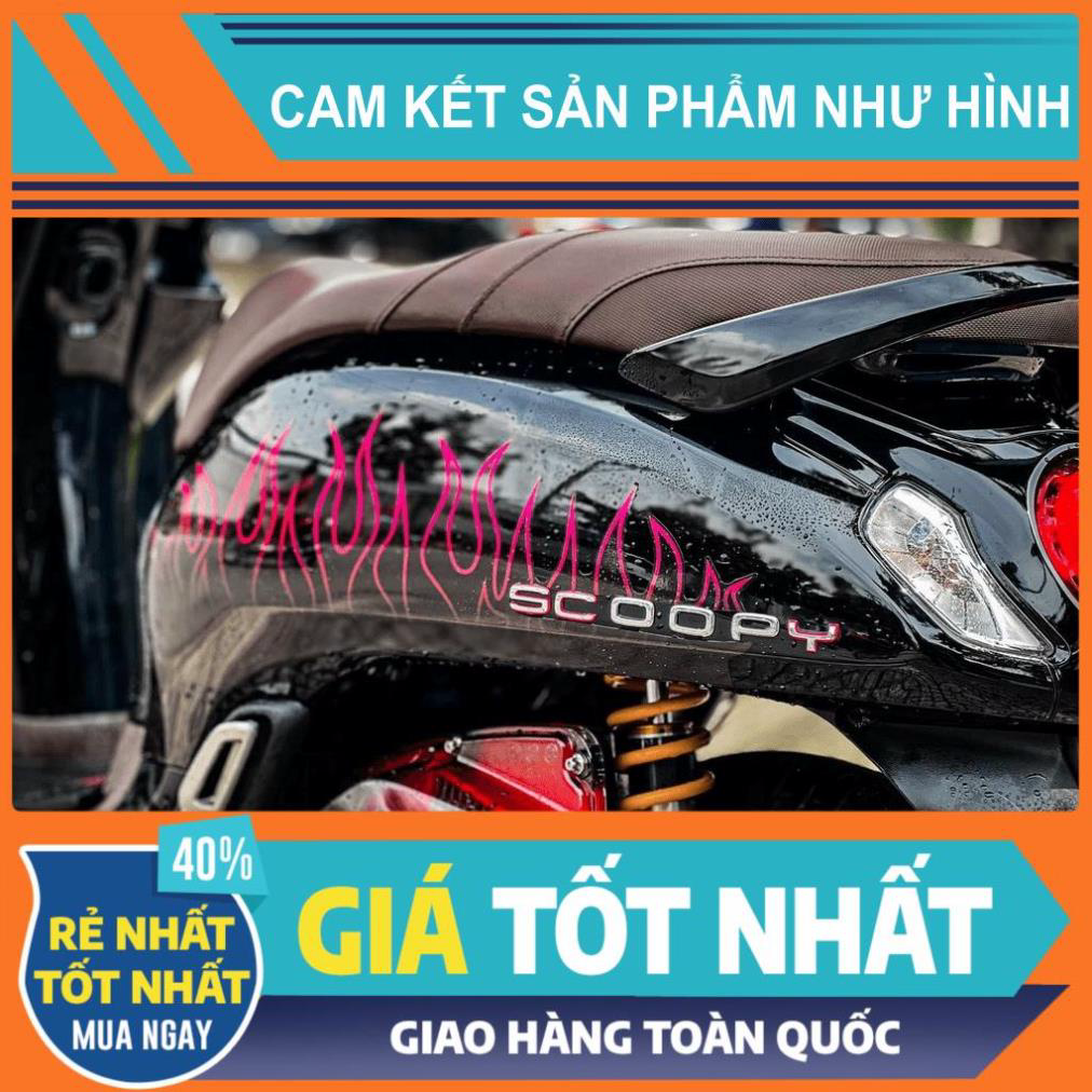 Tem rời Scoopy - Mẫu lửa tím HOT 2023