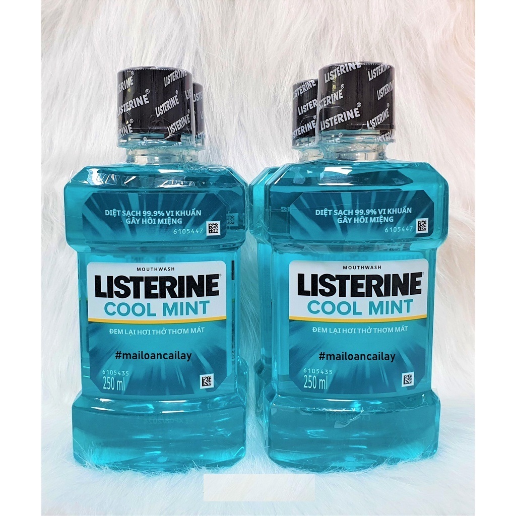 Nước Súc Miệng Listerine Cool Mint Thái Lan Chai 250ml