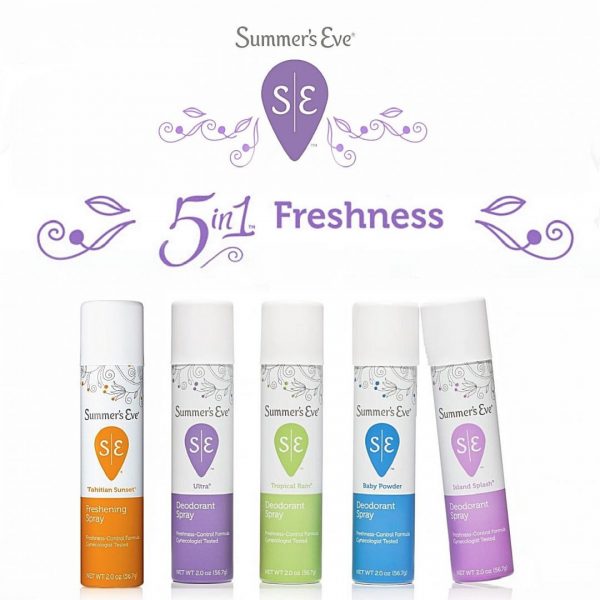 [Đủ Mùi] Xịt Phụ Khoa Summer's Eve Deodorant Spray