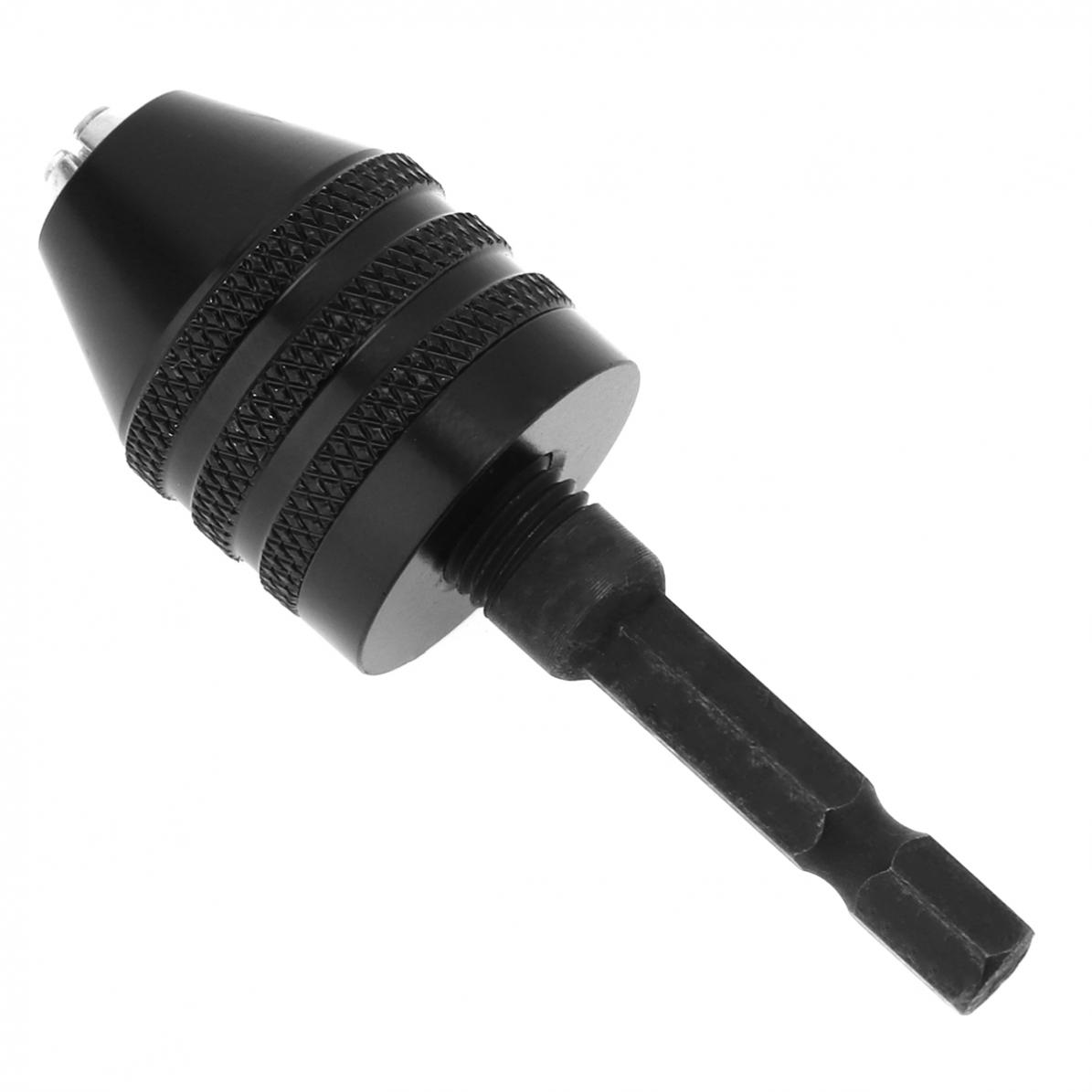 1 cái tuốc nơ vít Công cụ chuyển đổi đầu lắp mũi khoan không chìa 0.3-13mm Máy bắt vít ống nối mâm cặp cố định chuôi lục giác SDS cộng với Bộ chuyển đổi