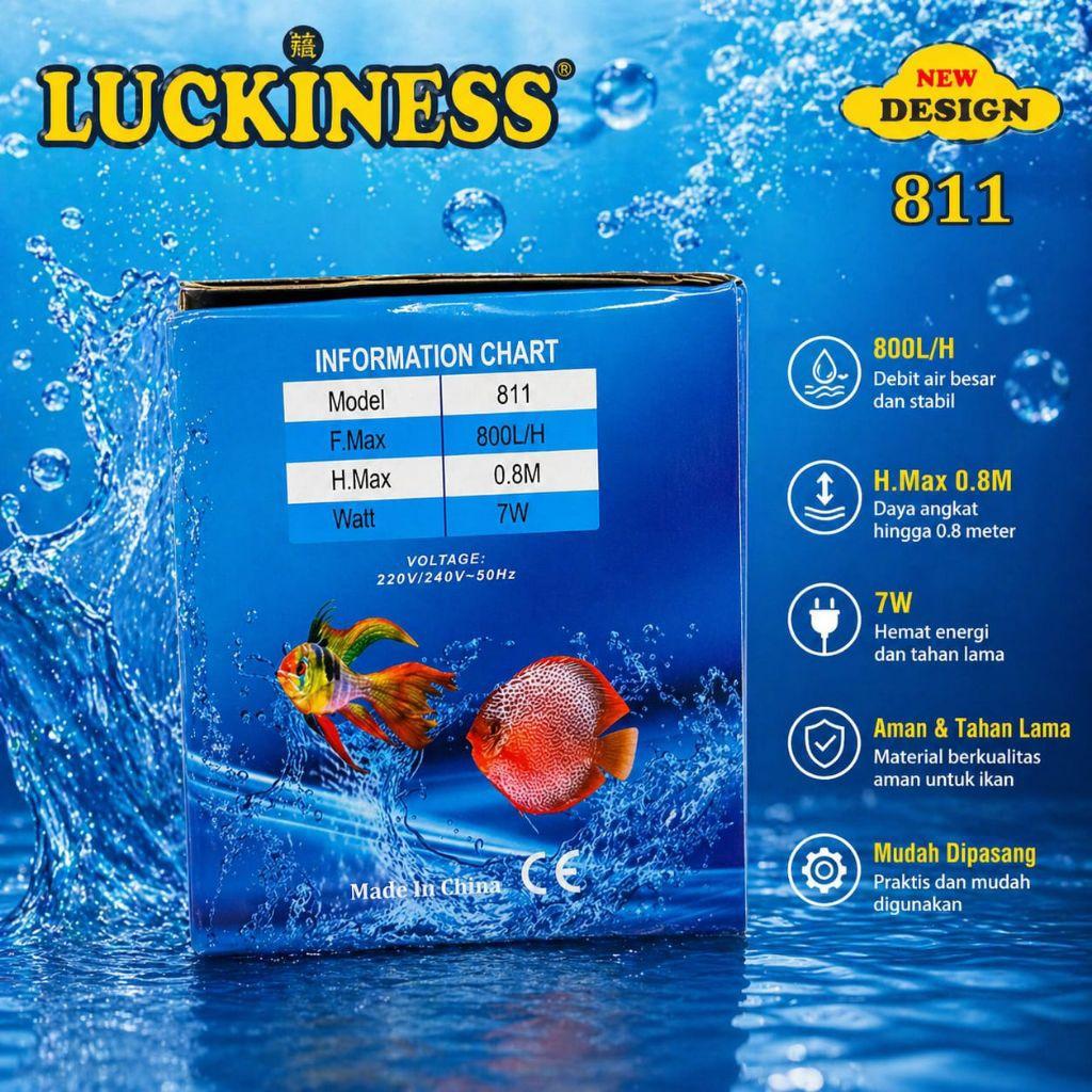 LUCKINESS 811 POMPA AIR AQUARIUM AQUASCAPE