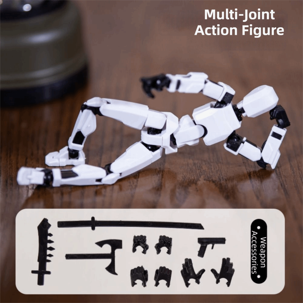 Display Figures Poseable Model Multi-Jointed Robot Handheld Toy Multi ...