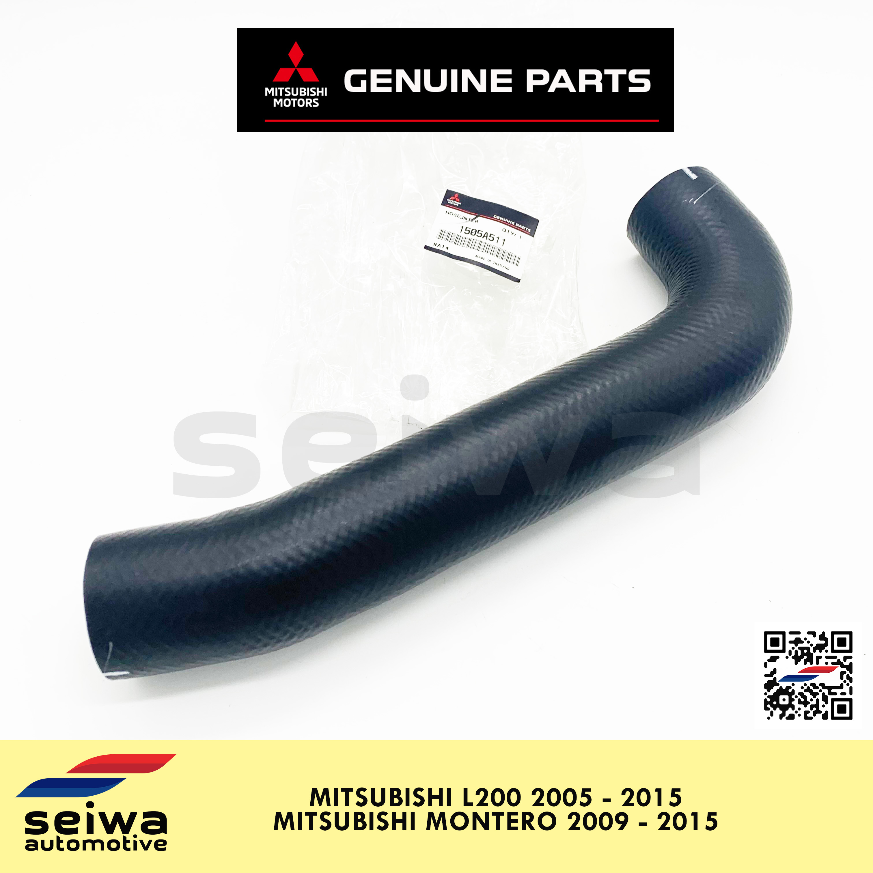 [2009 - 2015] Mitsubishi Montero Turbo Hose (Intercooler Side - Lower ...