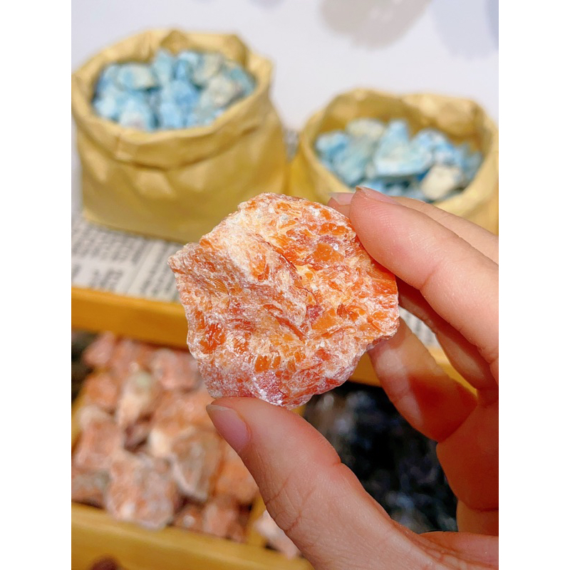 Đá Năng Lượng Sunstone chưa qua chế tác, Đá Thô, Đá Mặt Trời
