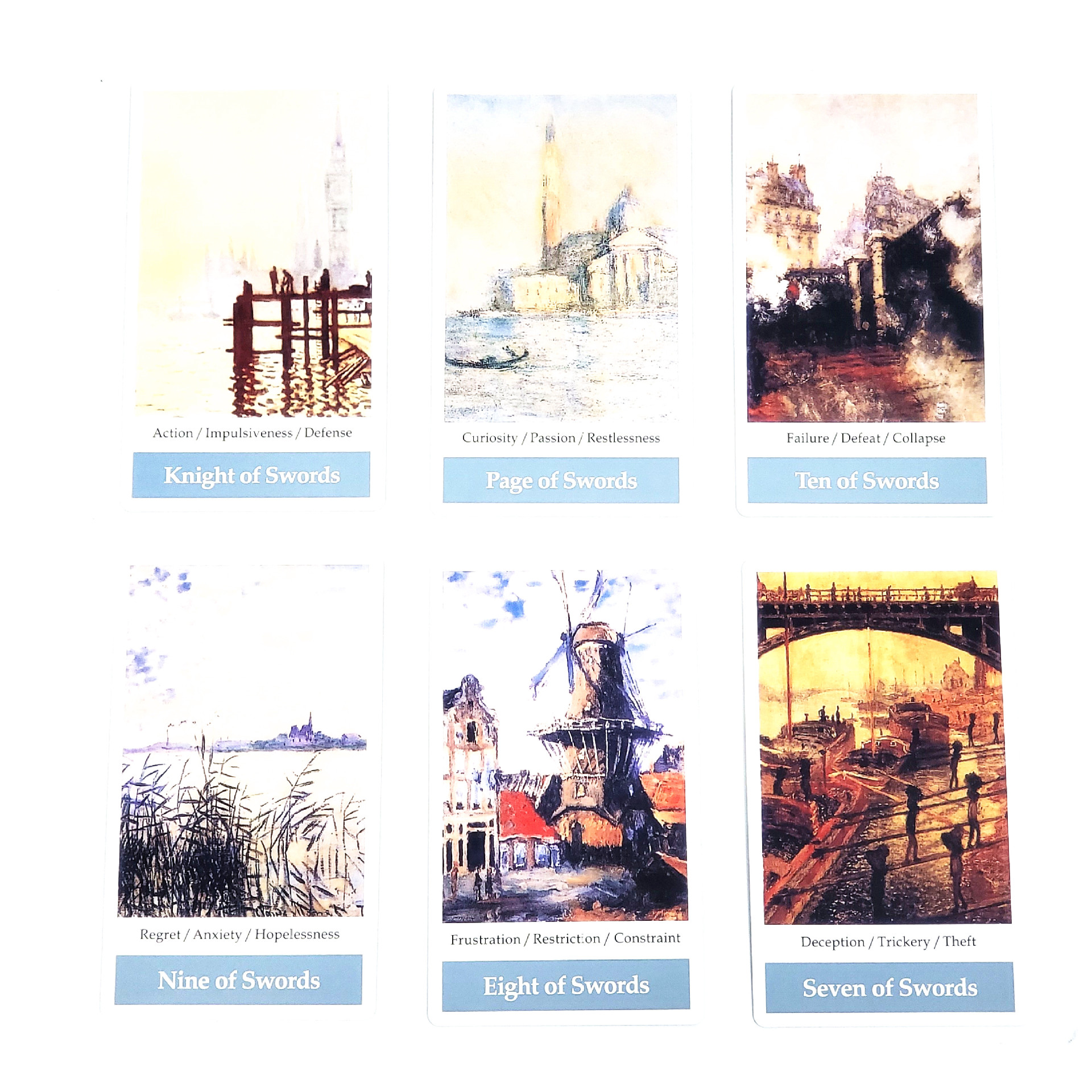 [Size Gốc] Bộ bài Claude Monet Impresionism Art Tarot