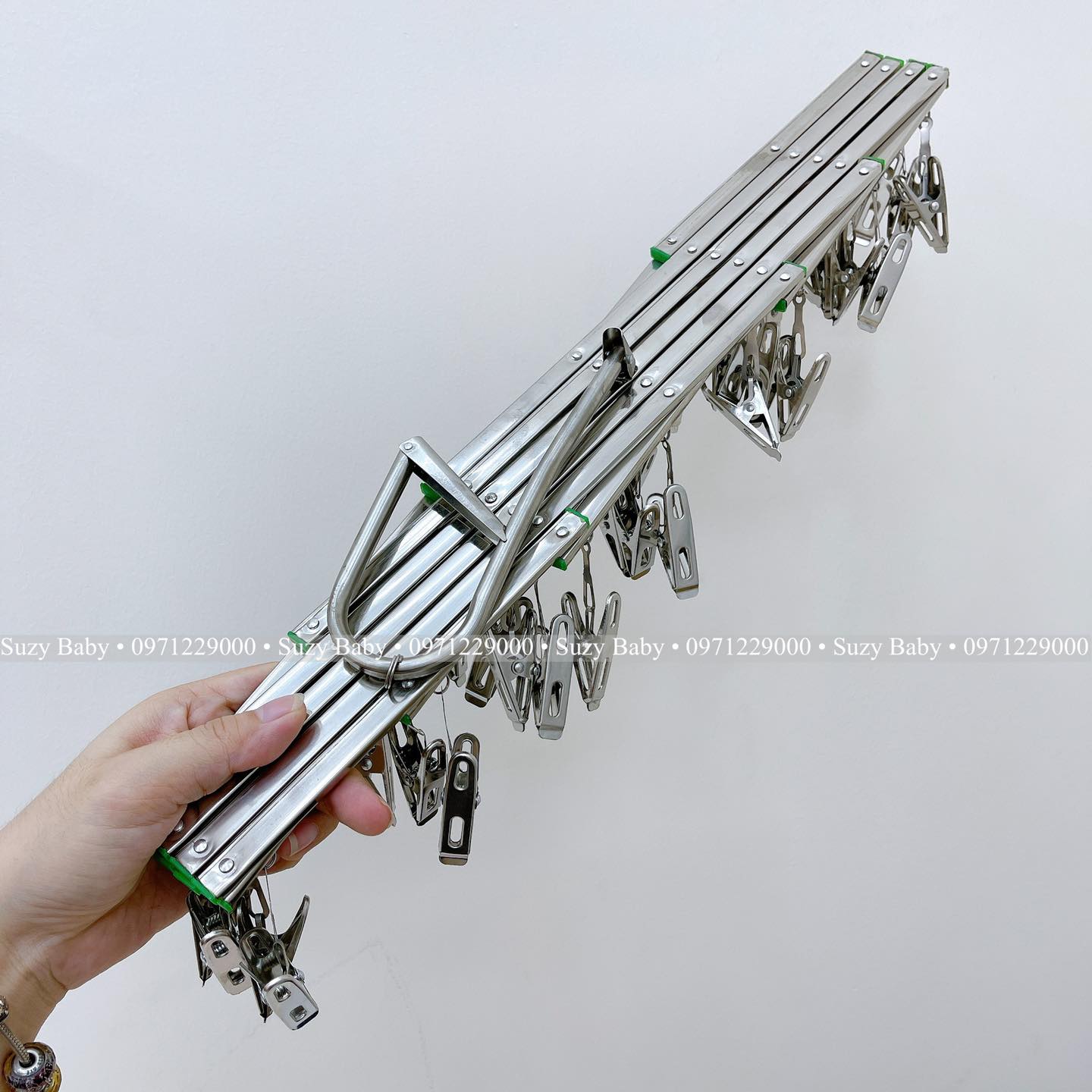 Móc trùm inox 32 kẹp cho bé phơi đồ