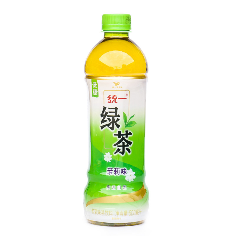 统一绿茶500ml*15瓶/整箱饮料茉莉味绿茶低糖饮料Uni-President Green
