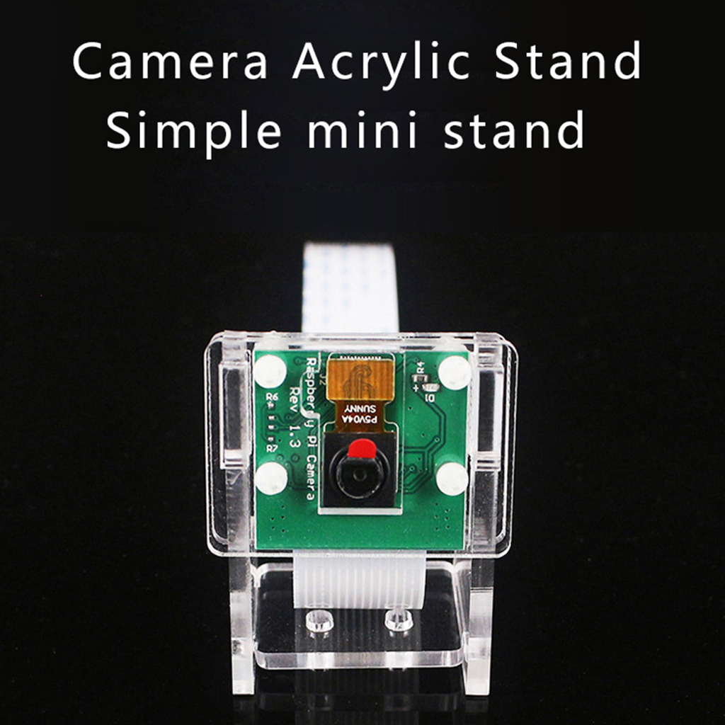 Tay cầm camera trong suốt Acrylic Khung giá đỡ trường hợp cho máy ảnh Raspberry Pi