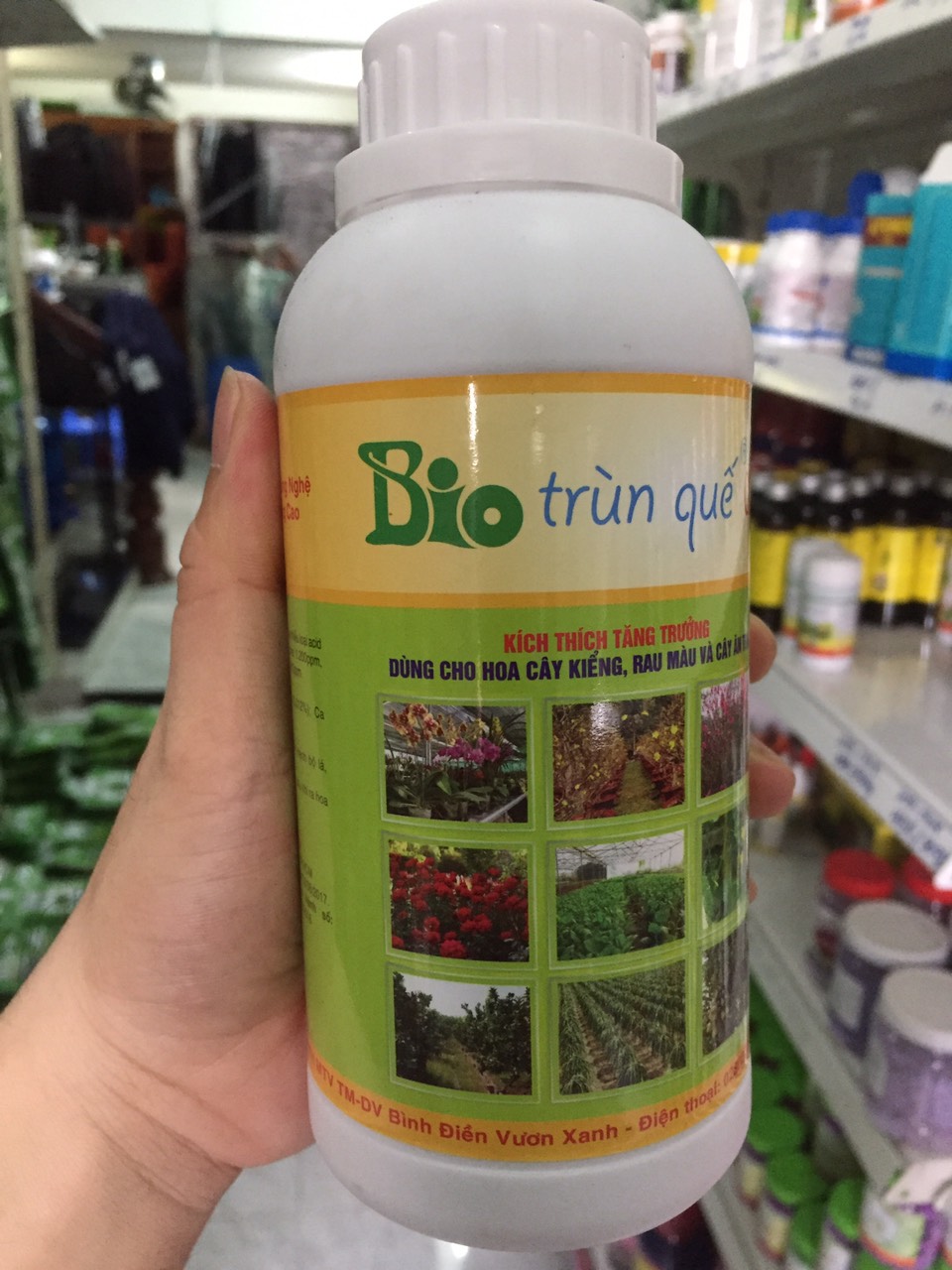 Phân bón hữu cơ bio trùn quế 01 chai 500ml