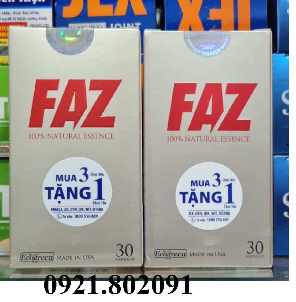 (có tem cào) FAZ giảm mỡ máu, hỗ trợ tim mạch