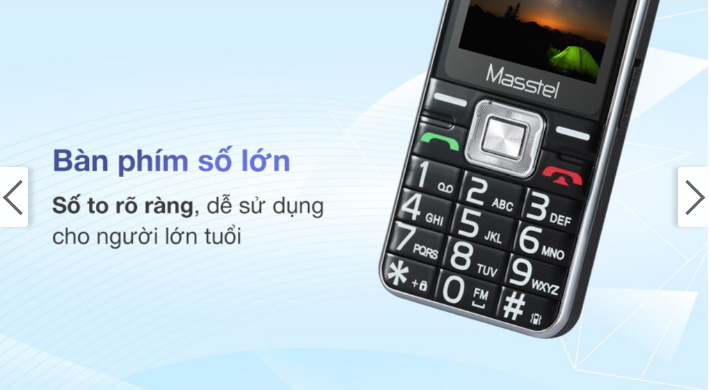 Điện thoại Masstel IZI 55 4G (Chính hãng, bảo hành 12 tháng)