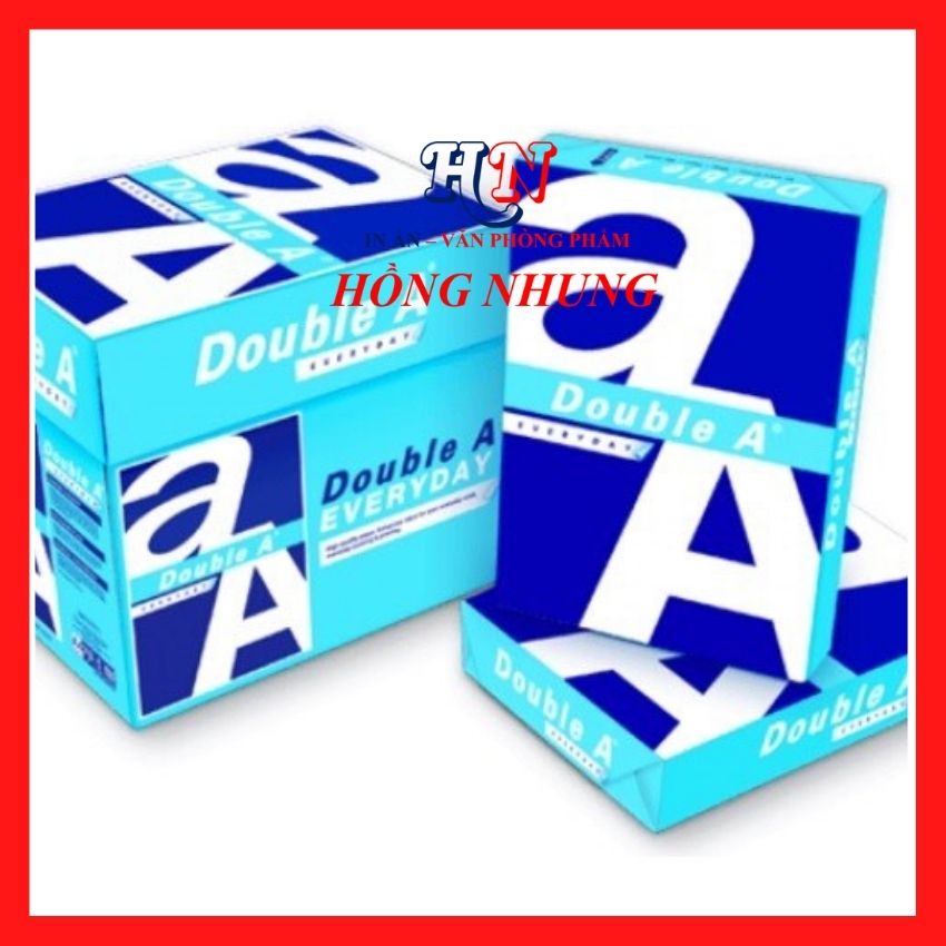Giấy a4 double 70gsm/ 80 gsm định lượng 70 gsm, số lượng 500 tờ, giấy thùng