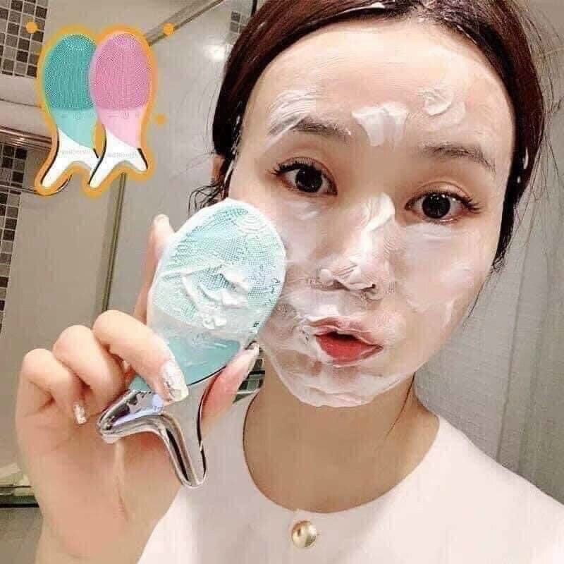 Máy Rửa Mặt Hình Cá Wellderma Cleansing Fish Hàn Quốc