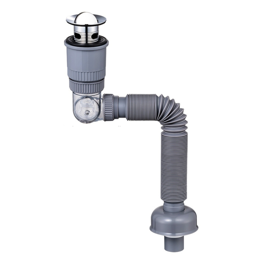 Universal Sink Vertical Type With Overflow Pipe Kit 360 Degrees Basin