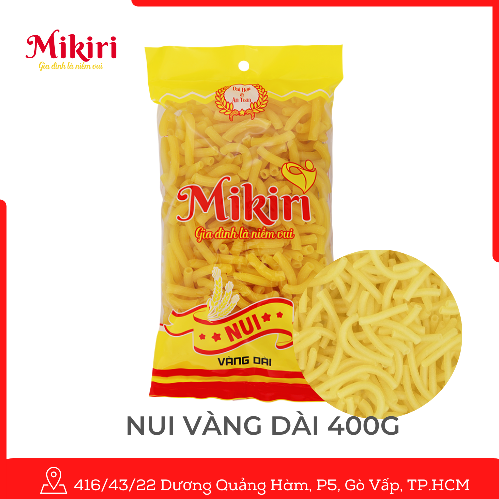 Combo 6 bún - nui Mikiri (2 bún sợi lớn, 2 bún sợi nhỏ, 2 nui vàng dài)
