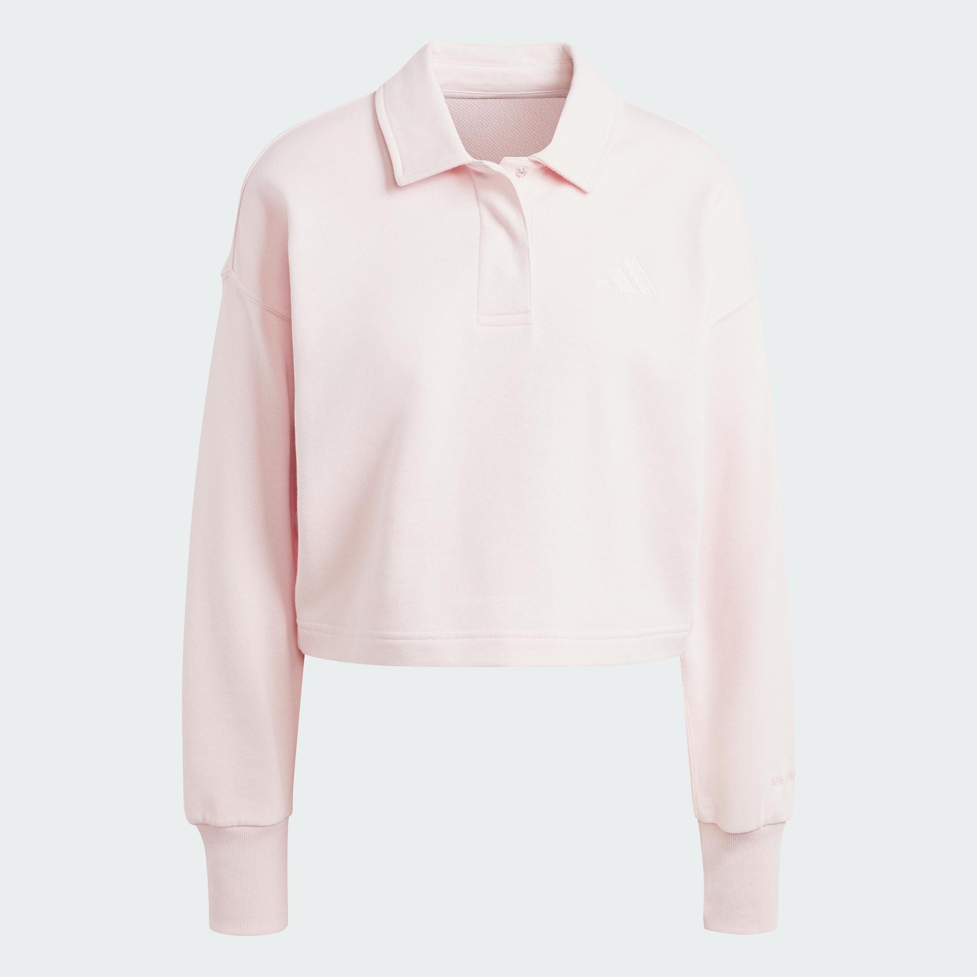 [20H 3-4.4-MUA 2 GIẢM 30%] adidas Phong cách sống Áo Sweatshirt Polo Vải Thun Da Cá ALL SZN Nữ Hồng IY6795